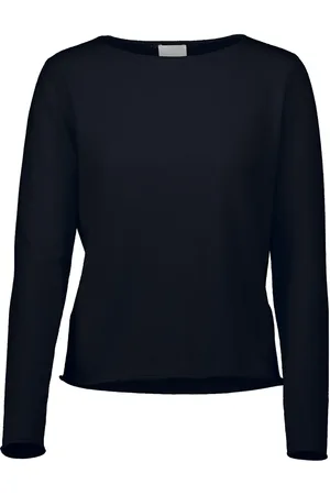 Allude Slash-neck sweater