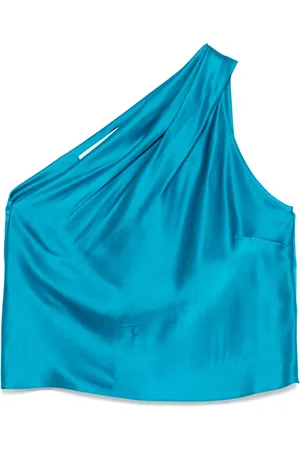 Michelle Mason Asymmetrical halter neck top