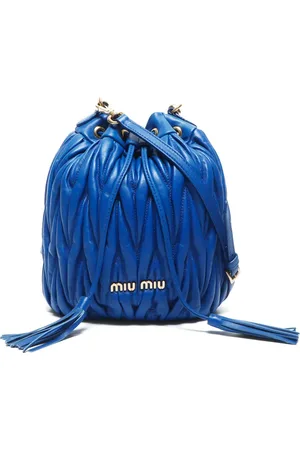 Miu Miu 2010s matelassé bucket bag