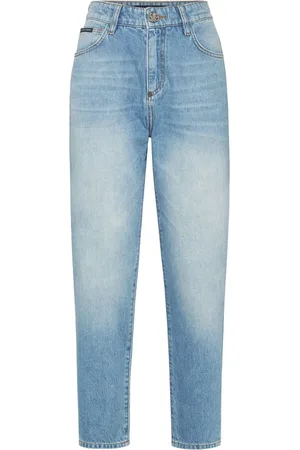 Philipp Plein Logo-appliqué jeans