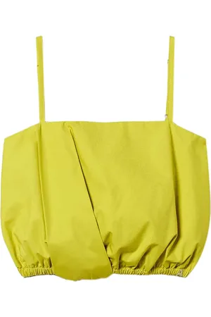 Twin-Set Poplin crop top