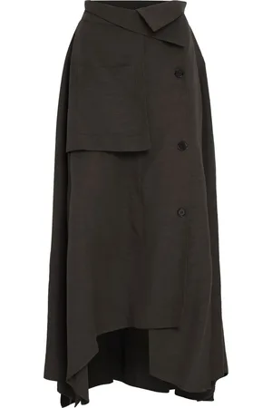Uma Raquel Davidowicz Asymmetric trench skirt