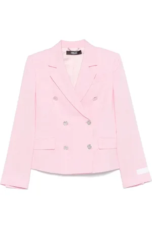 VERSACE Malfilé double-breasted blazer