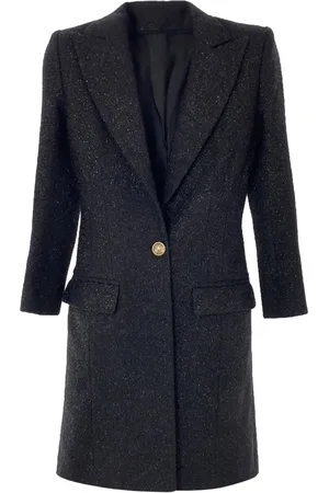 Balmain 2010s single-breasted coat