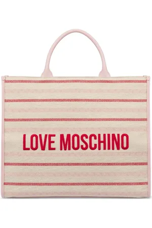 Moschino Logo-embroidered tote bag