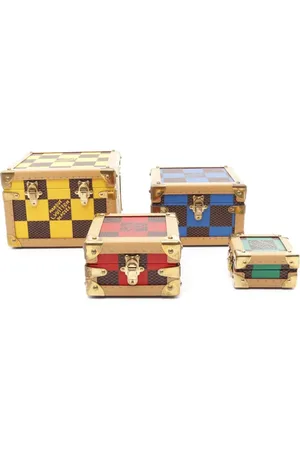 LOUIS VUITTON 2021 Malle Pyramid trunk case set (set of four)