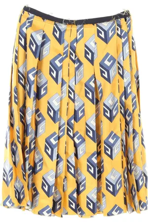 Gucci 2000s patterned midi skirt