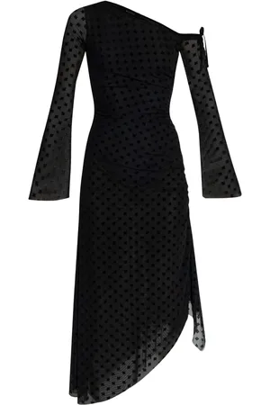 MISBHV Logo-flocked midi dress