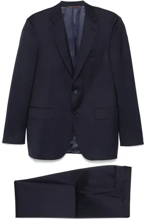 CANALI Patterned-jacquard suit