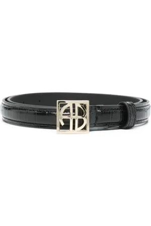 ANINE BING Crocodile-embossed belt