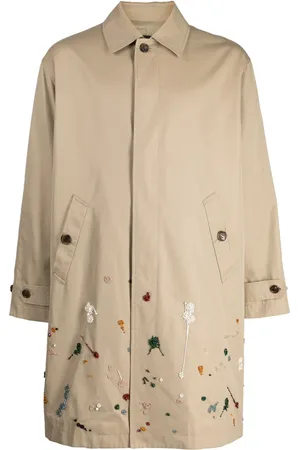 UNDERCOVER Bead-embellished single-breasted coat