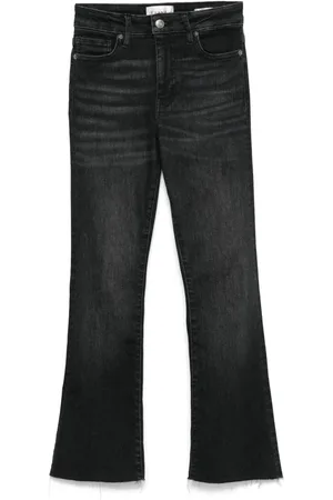 Frame Le Crop Mini Boot Raw Fray jeans