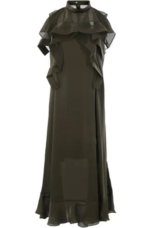 SACAI Sleeveless chiffon dress