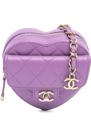 CHANEL 2021 Mini Lambskin CC in Love Heart belt bag
