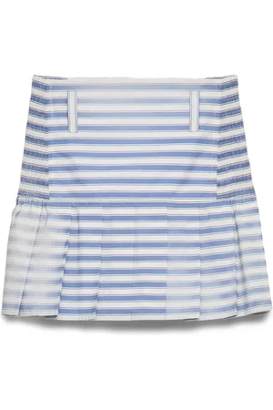 Prada Striped poplin mini skirt
