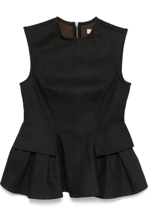 REMAIN Peplum denim top
