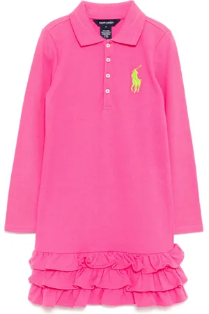 Ralph Lauren Logo-embroidered polo dress