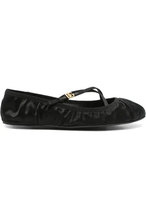 Dolce & Gabbana Logo-buckle ballet flats