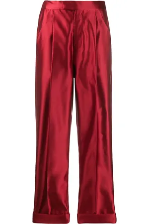 Tom Ford High-waisted silk trousers