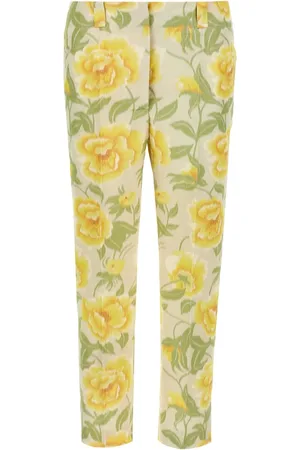 Kenzo Peonies-print trousers