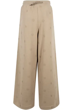 HONOR THE GIFT Crest-logo cotton track pants