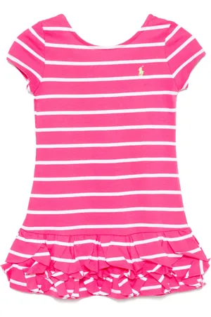 Ralph Lauren Logo-embroidered dress