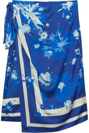 Msgm Printed midi skirt