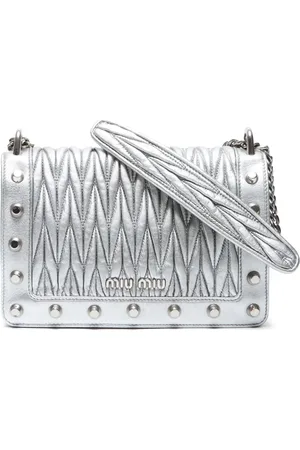 Miu Miu 2000-2024 Matelassé Studs shoulder bag