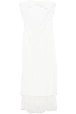 Alessandra Rich Bow-detailed midi dress