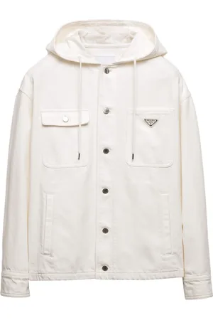 Prada Hooded denim shirt