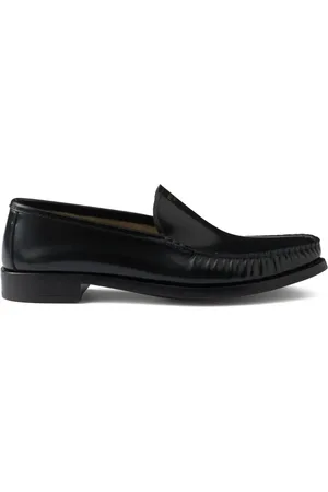 Prada Brushed leather loafers