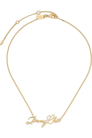 Jimmy Choo Logo Script necklace