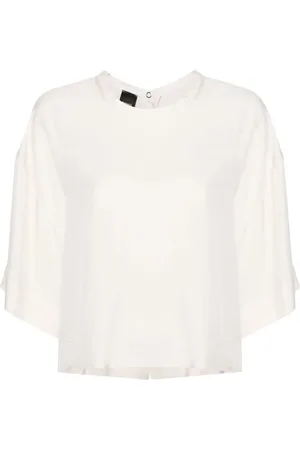 Pinko Boat-neck short-sleeve blouse