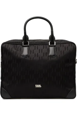 Karl Lagerfeld Monogram luggage