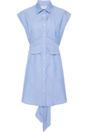 Iceberg Striped poplin mini dress
