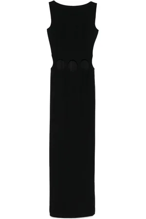Monot Hole-detail maxi dress