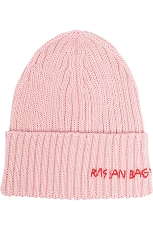 Ruslan Baginskiy Hand-embroidered ribbed beanie