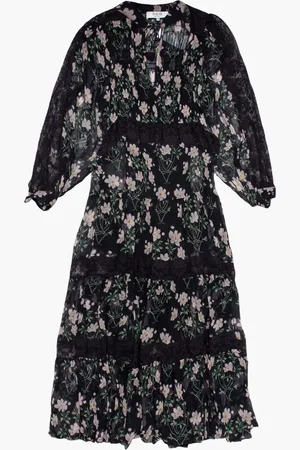 SEA Tiered midi dress