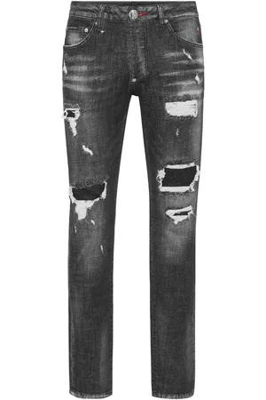 Philipp Plein Distressed-effect jeans
