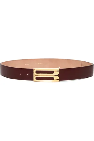 Victoria Beckham Frame leather belt