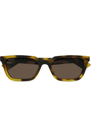 Gucci Tortoiseshell-effect sunglasses