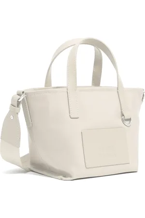 Bimba y Lola Mini logo-patch tote bag