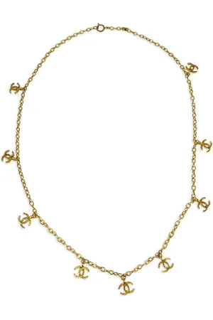 CHANEL 1990-2000s CC necklace