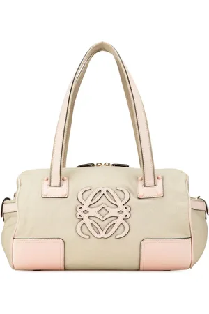 Loewe 2007 Anagram Canvas shoulder bag