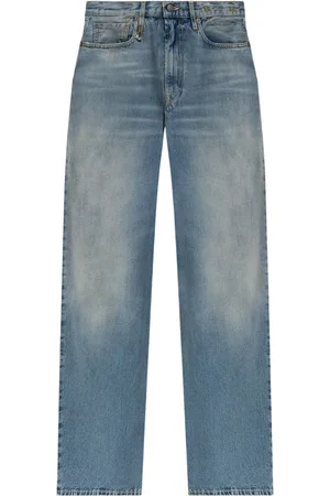 R13 Wide-leg distressed jeans