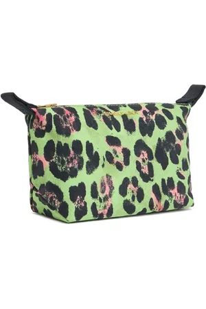Bimba y Lola Leopard-print cosmetic pouch