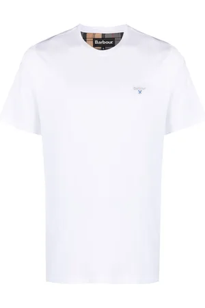 Barbour Embroidered-logo cotton T-shirt