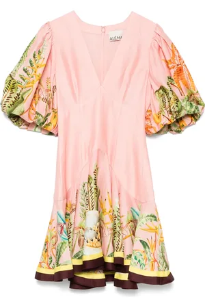 ALÉMAIS Papaya mini dress