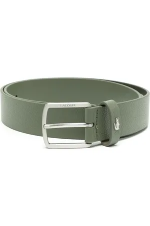 Lacoste Grained leather belt
