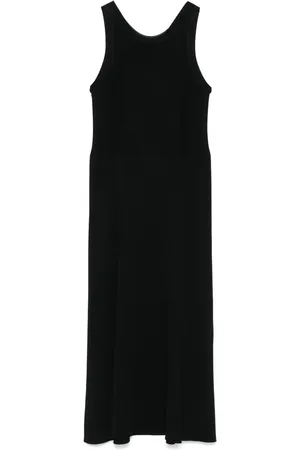 Moschino Logo-patch midi dress